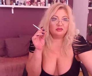 voluptuousleona is a 48 year old female webcam sex model.