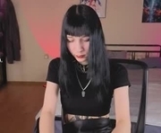 yourcutegoth is a 18 year old female webcam sex model.