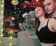 flaminghearts is a  year old couple webcam sex model.