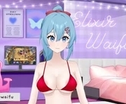 elixirwaifu is a 19 year old female webcam sex model.