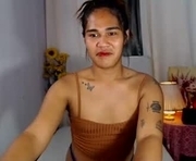 vampy_ebony_laxine is a  year old shemale webcam sex model.